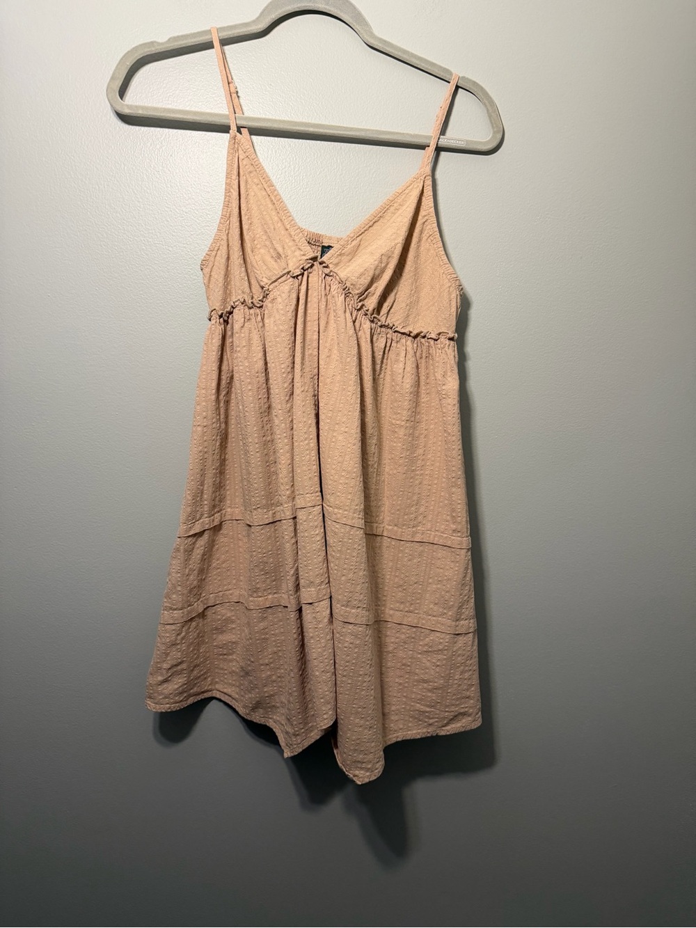 wild fable Beige Textured Mini Dress